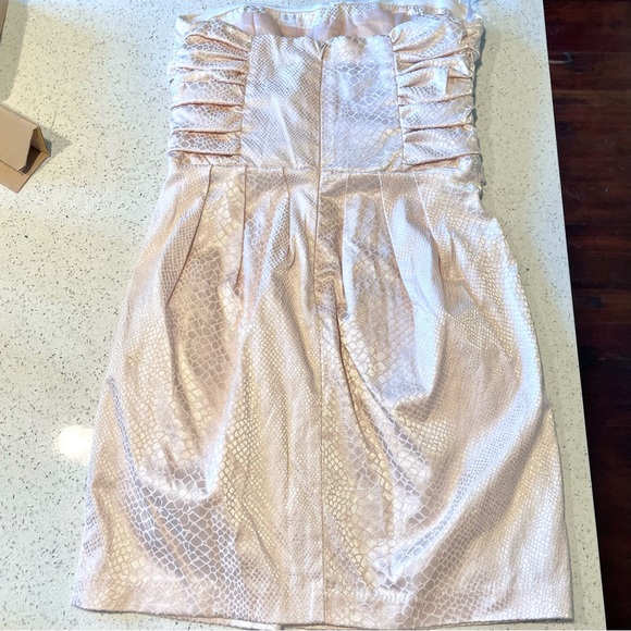 Gianni Bini Pink Snake Print Mini Dress - Picture 3 of 6